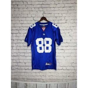 Reebok Equipment NY Giants NFL Blue Jersey Hakeem Nicks #88 Stitched SZ 48